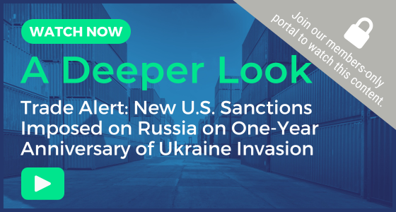 A Deeper Look: New U.S. Sanctions Imposed on Russia on One-Year Anniversary of Ukraine Invasion